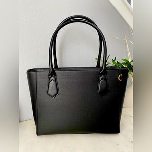 Dagne Dover Signature Tote, Onyx, Classic